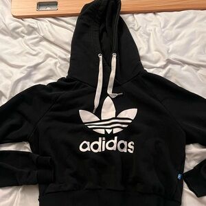 Adidas Crop Hoodie women’s size Large